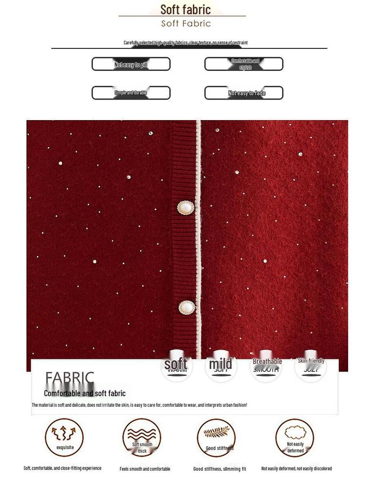 YUZHAOLIN Women's Fake Two-Piece Knit Sweater