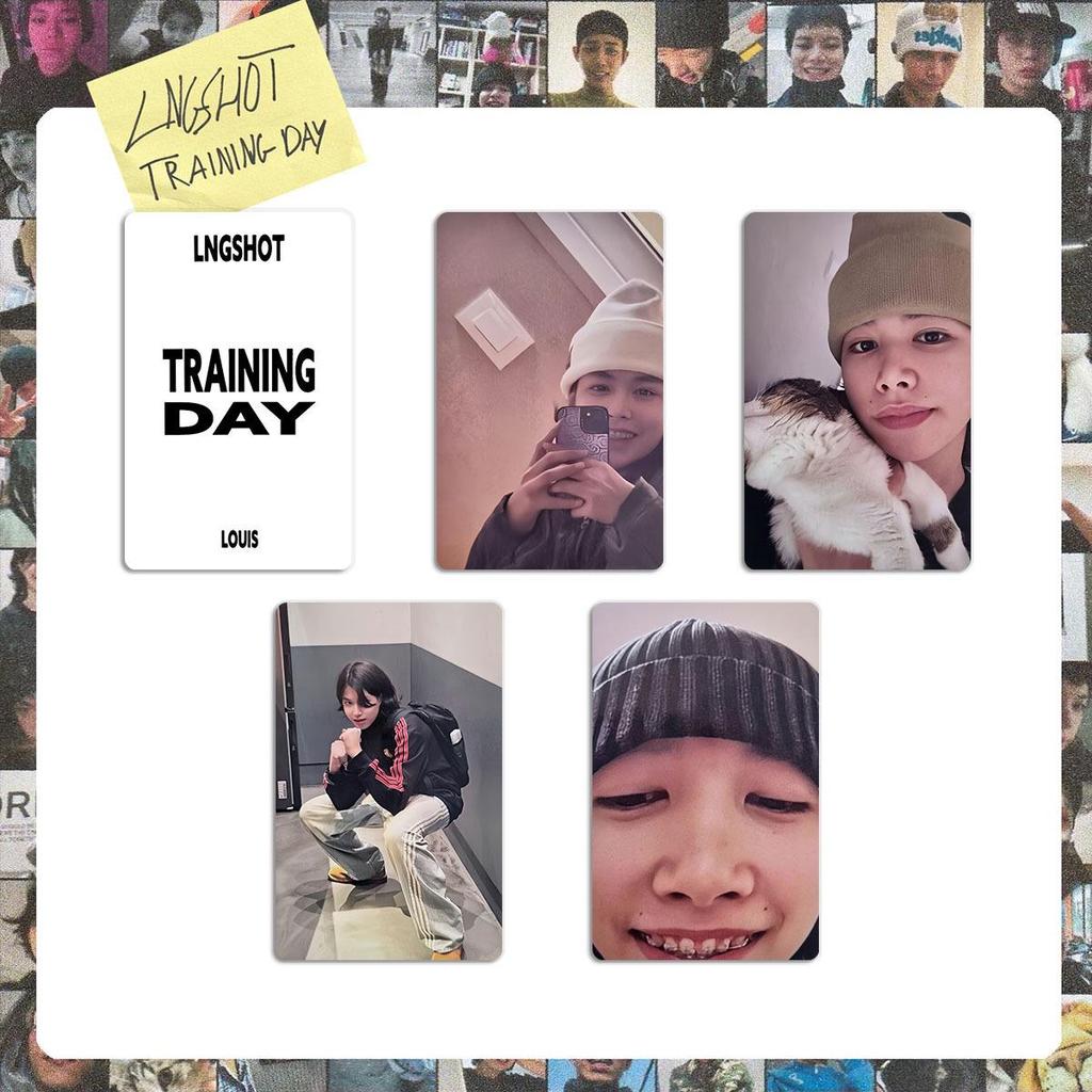 LNGSHOT Training Day EP Album Merchandise: Bonus Photocards Featuring Wu Lü Lobster