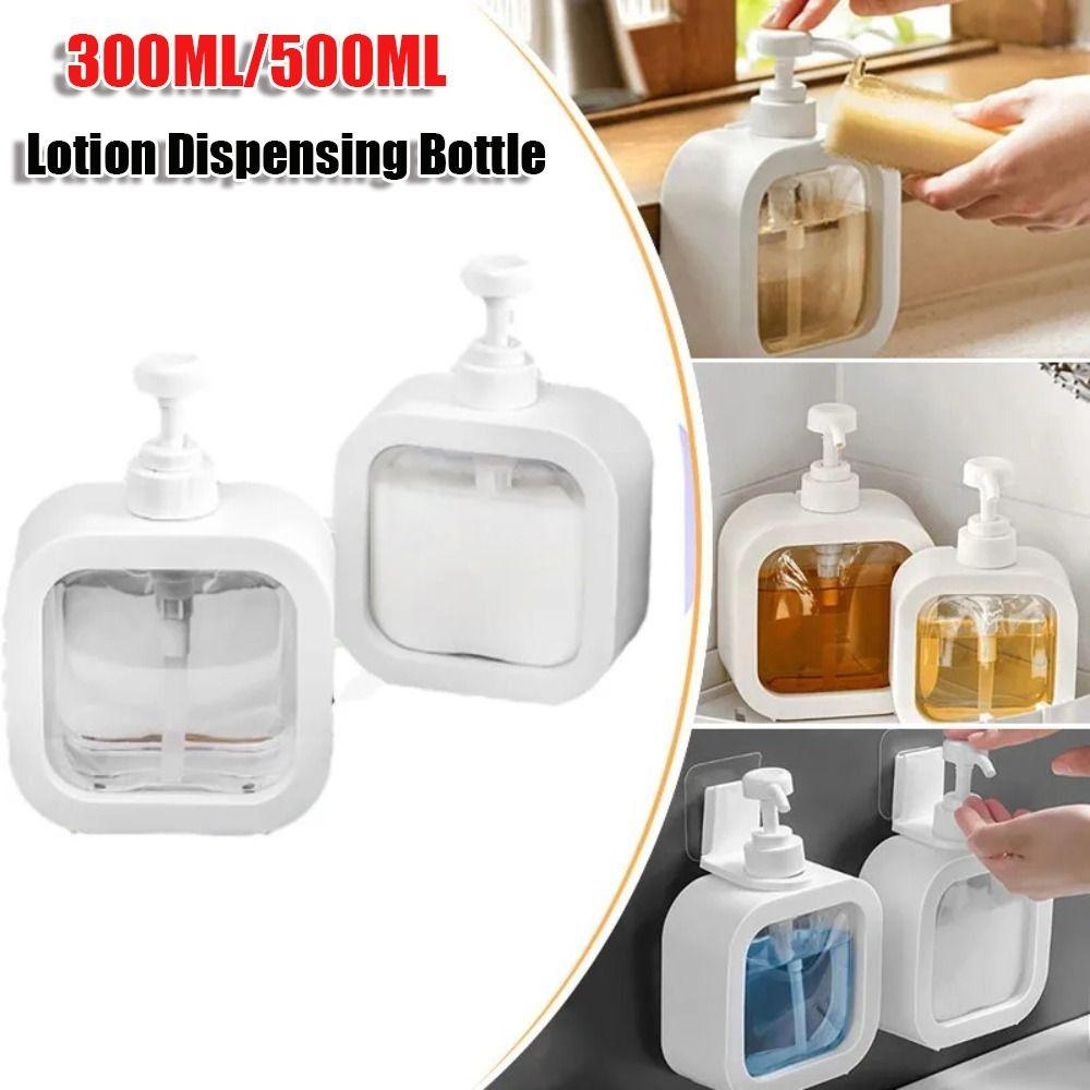

Refillable Soap Dispenser 300/500ML Hand Pump Bottle Durable Empty Container 300ML