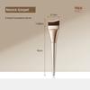 New Foundation Brush, Lightweight Makeup Artist Flat-Head Angled Crescent Brush for Beginners, Low-Mark Concealer Flat-Head Liquid Foundation Brush