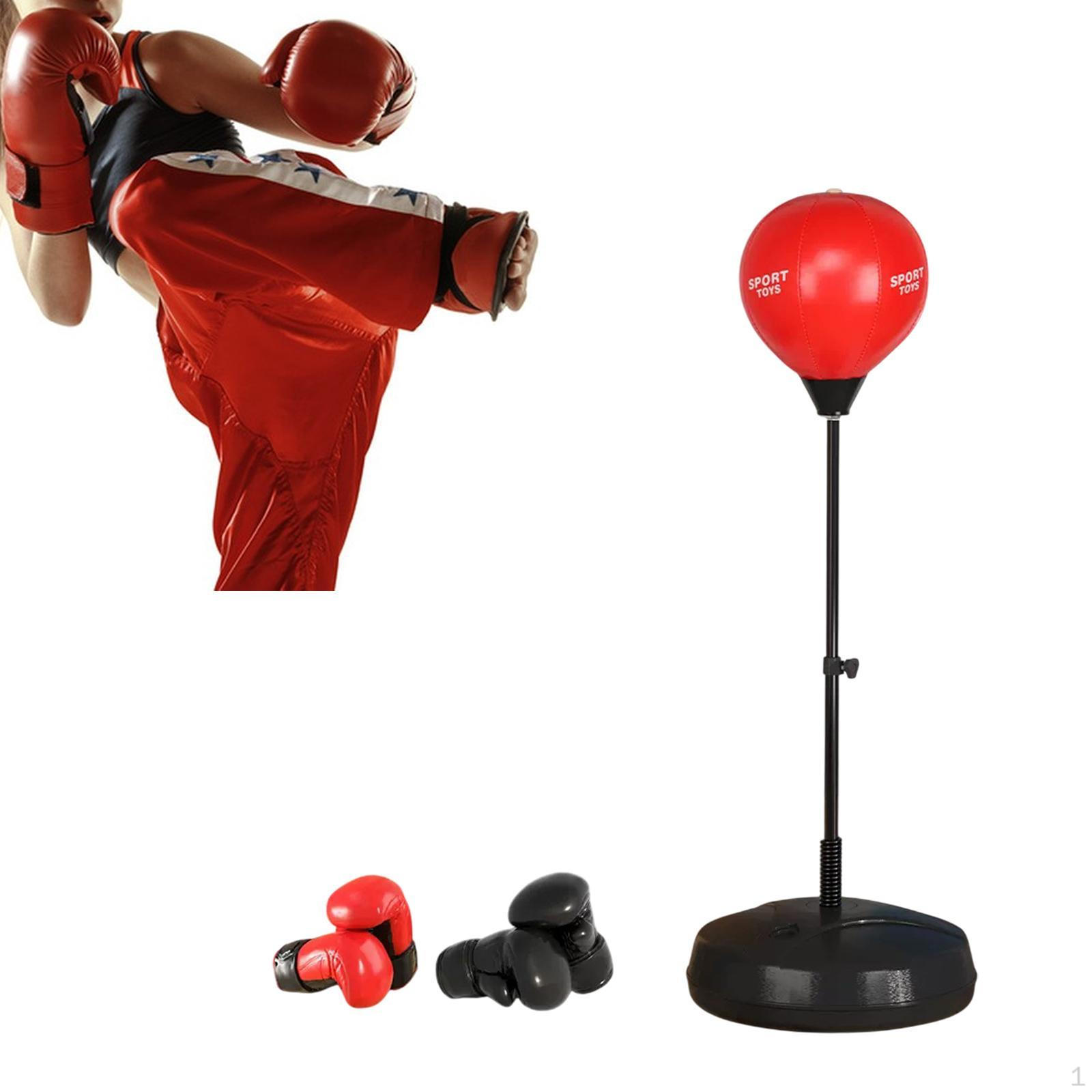 

Боксерская груша и перчатки, надувной насос, регулируемая высота, бокс, скорость стойки для спарринга дома L