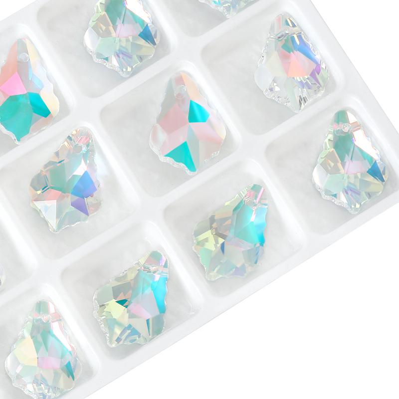 11x16mm Crystal 6090 Baroque Pendant Glass Austria Loose Beads Rhinestone Charms for Jewelry Making Necklace Earrings DIY 12Pcs