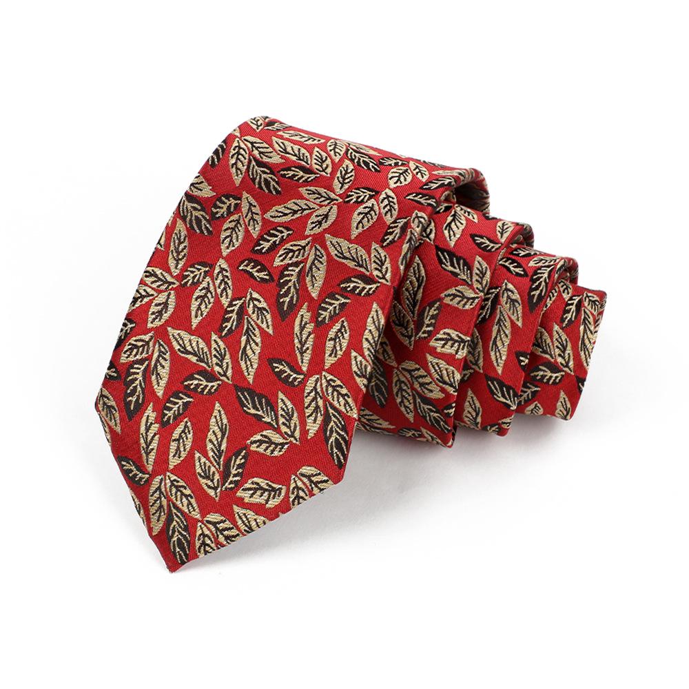 Corbata de Jacquard Rayada para Hombre, Atada a Mano, Poliéster, 8cm, Accesorio Formal de Negocios de Alta Gama