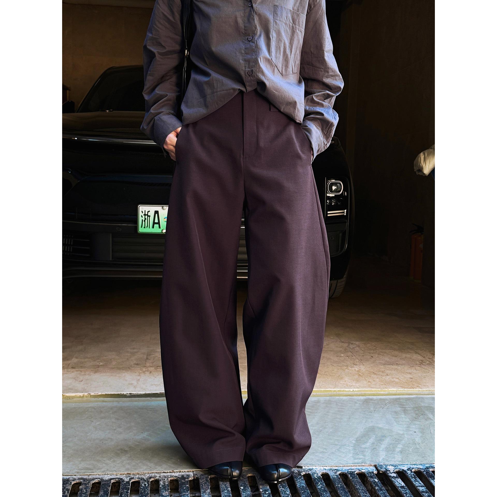 

Johnature Casual Harem Pants Women Spring Summer Loose High Waist Fashion All Match Pockets Pants Women M фиолетовый