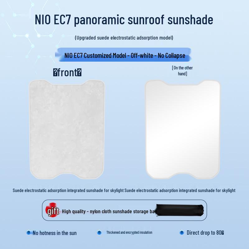 Nio EC6 23 Schiebedach Sonnenschutz: Wärmedämmung & Sichtschutz