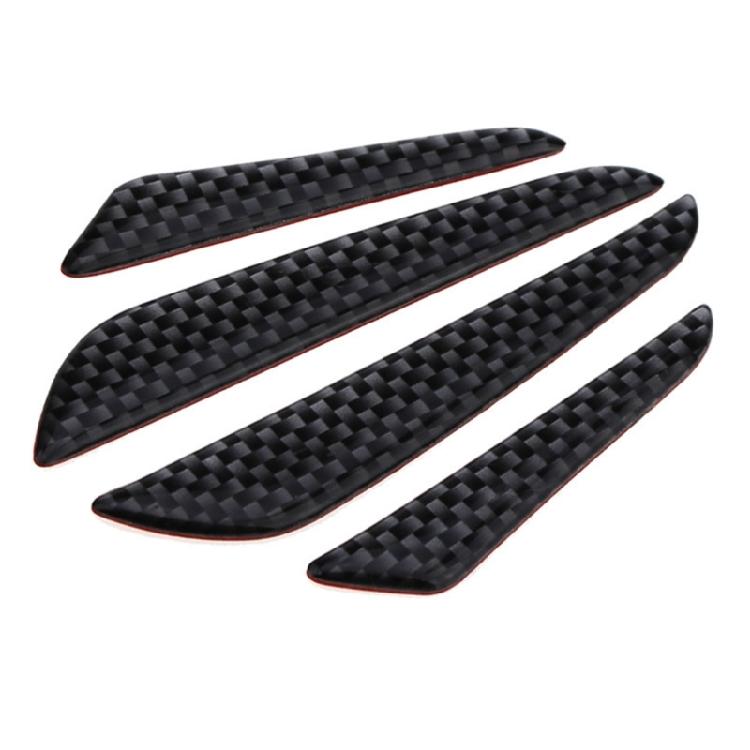 

Door Edge Guards Anti-Rub Protectors Trim Carbon Fiber Texture Car Door Corner 1