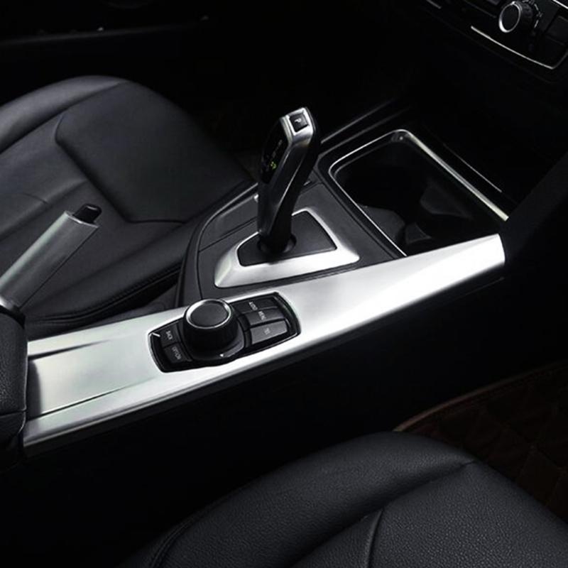 Premium ABS Center Console Sticker For F30 F34 4 F32 F36 2013-2017 Car Interior Multimedia Panel Cover Trim