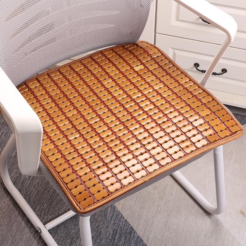 Breathable Bamboo Summer Cool Mat Cushion for Office and Car Chairs