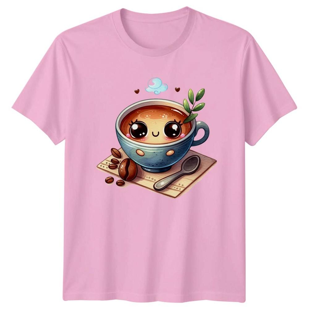 Cute Kawaii Coffee Cup Character TShirt Cute Beverage Coffee Lover Gift