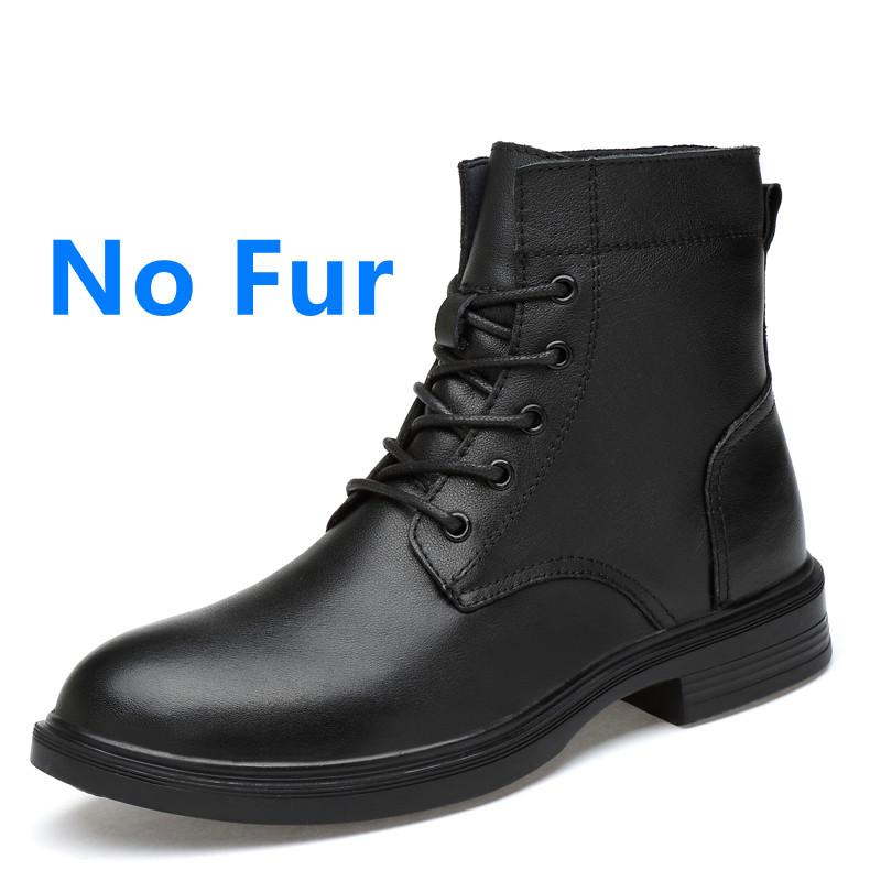 

Большой размер 37-47 Мужские ботинки из натуральной кожи Зимние теплые ручной работы Деловая снежная обувь Мужская обувь из натуральной кожи Роскошная мужская обувь 45