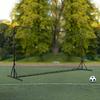 VEVOR Soccer Rebounder Net, 12x6FT Iron Soccer Training Equipment, Sports Football Training Gift with Portable Bag