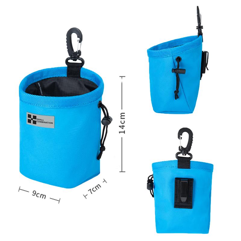 KLEINE KOMBINATION Tragbare Hundetraining-Leckerchentasche Welpen-Hundetüte für Leine Outdoor-Tierleckereien Belohnungen Hüfttasche XZH-T24001-1