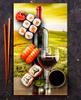 GLAS-SCHNEIDEBRETT 30x52 Wein