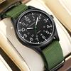 New Army Military Watches For Men Casual Business Nylon Strap Luminous Watch Men Waterproof Date Men's Quartz Wristwatch