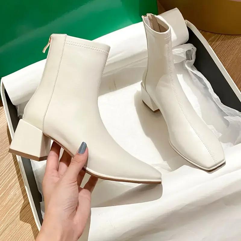 

Female Short Shoes Autumn Winter 2025 New In Booties Sale Y2k Footwear Hot Pu Fashion On Promotion Offer 39 Women s Ankle Boots 35