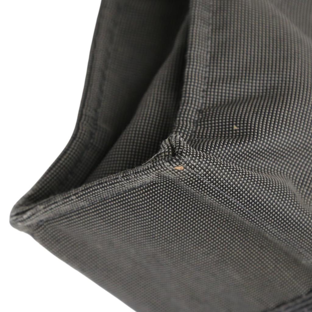 HERMES Business bag Her Line Tote MM Tote Bag canvas gray unisex Used