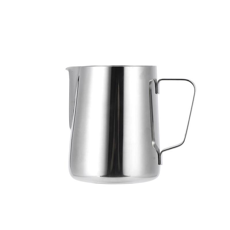 Changqi 600ml Edelstahl Milchkännchen zum Aufschäumen - Set mit 2 Stück