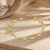 Casual Wrist Jewelry for Women Gold Boho Ocean Bracelet Women, Minimalist Mini Metal Scallop Gentle Style Shell Bracelet, Summer Beach Vacation, Daily