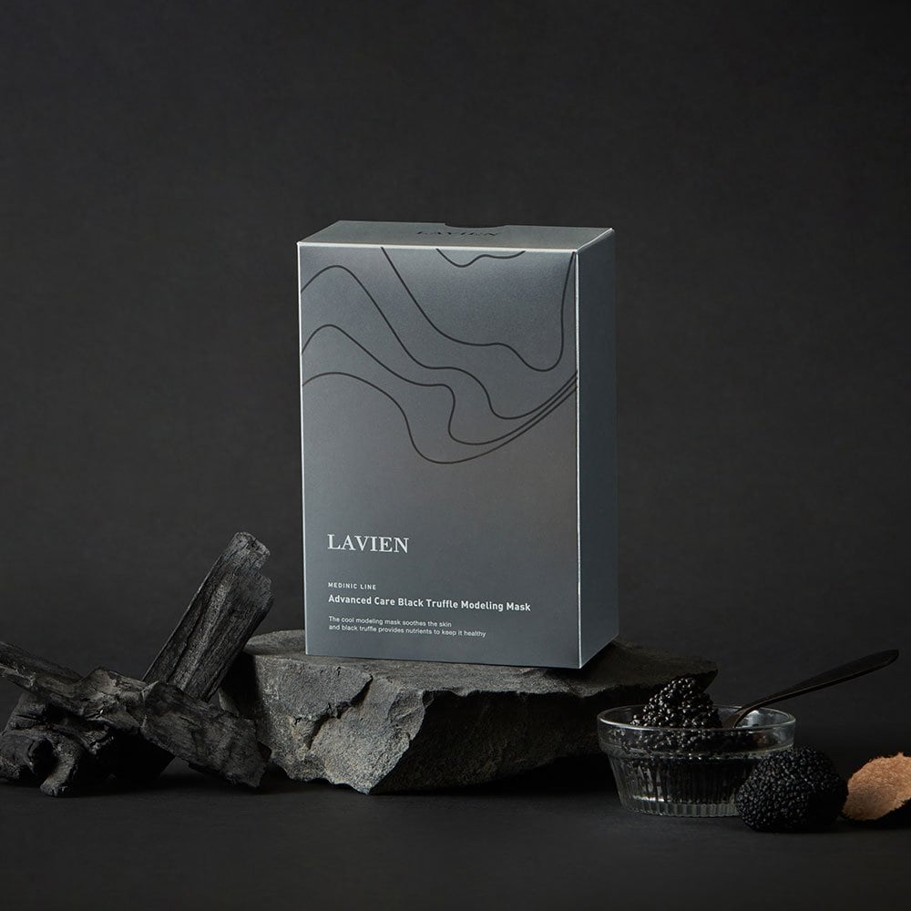 [Lavien] Medinic Line Advanced Care Black Truffle Modeling Mask 1BOX 1st Agent: 50g * 5 Sheets / 2nd Agent: 5g * 5 Sheets