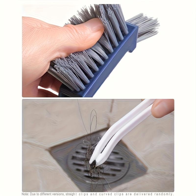 A Gap Cleaning Brush, a New Multifunctional Tool Designed for Cleaning Crevices,Featuring Stiff Bristles.The Handle Is Hangable,with Moderate Hardness