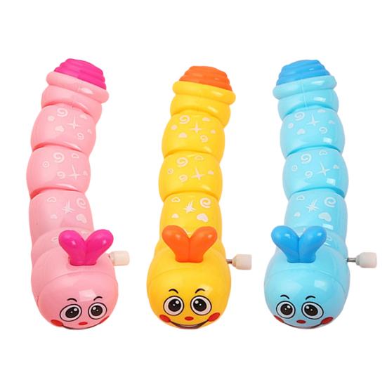 

Wind-up Caterpillar Toy Cartoon Caterpillar Crawling Toy Toddlers Boys Girls Educational Interactive Spring Clockwork Animal Toy