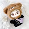 Plush Kigurumi Cap Vol.2 [Bear] for 10cm Plush Toys, Costume, Dress-Up, Outfit, Plushie, Animal, Portable, Otaku, Otaku Mascot, Otaku Idol, Otaku