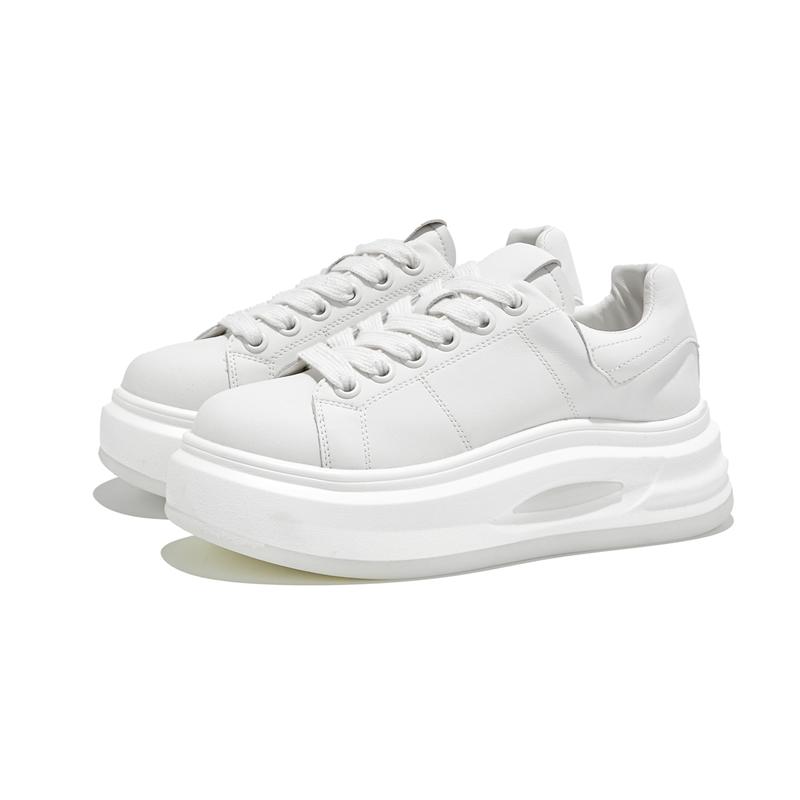 Fashion AIYUQI Women's Sneakers Shoes Flat Casual 2025 New Platform Women Skateboard Shoes Large-Size Running female White Shoes