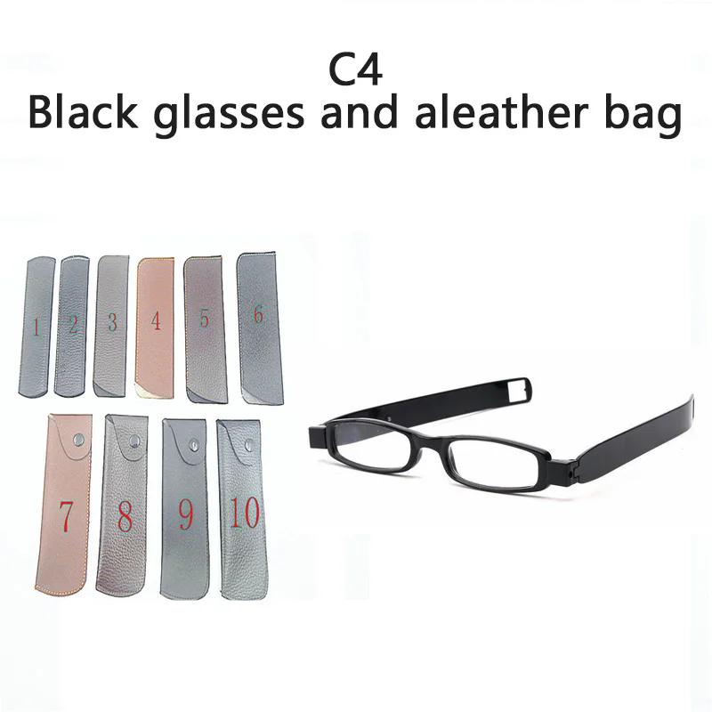 360 Degree Rotary Reading Glasses For Men And Women'S Fashion Ultra Light Portable Folding Anti-Fatigue Reading Glasses