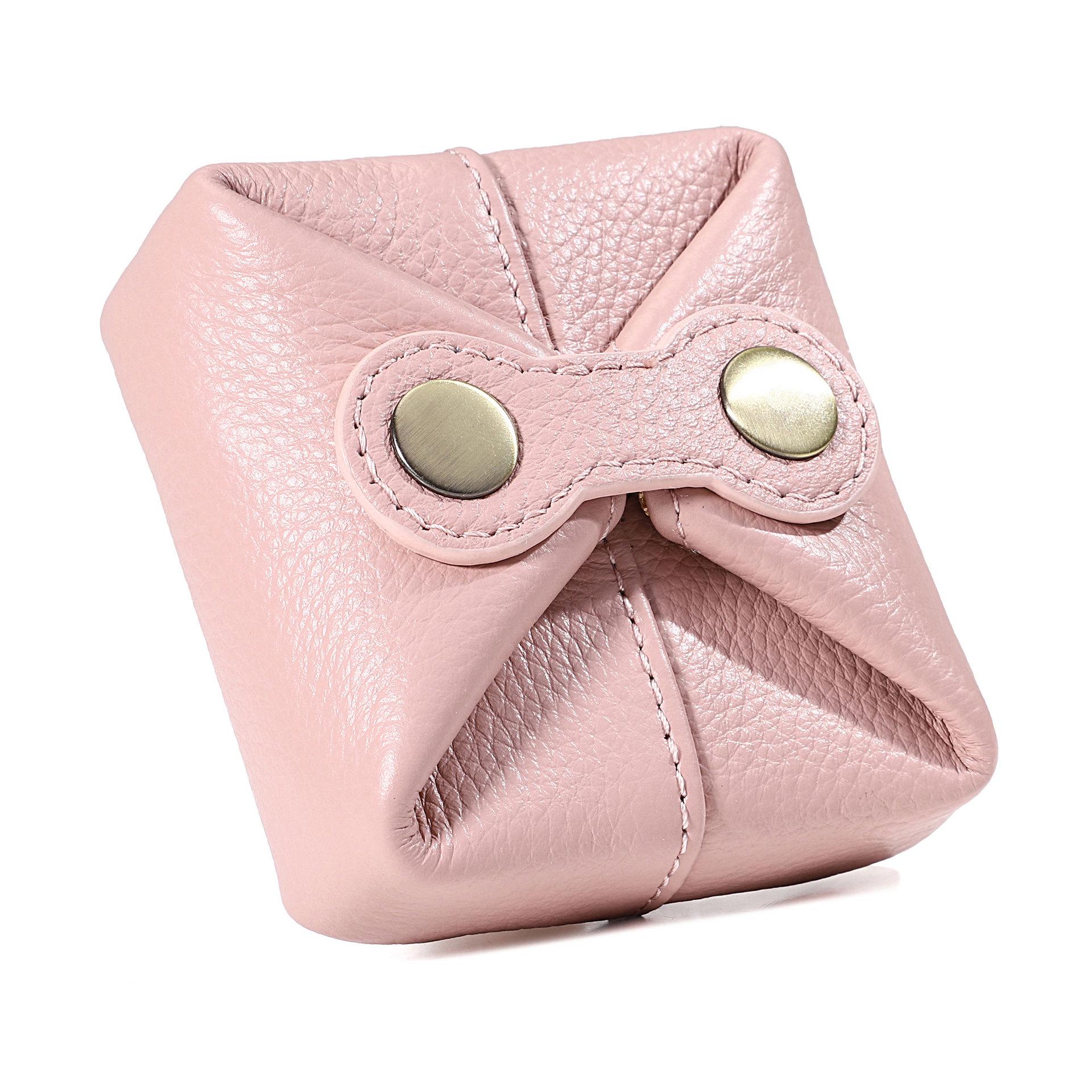 

Japan & South Korea Multifunctional Leather Coin, Lipstick, Key, and Earphone Mini Bean Bag розовый