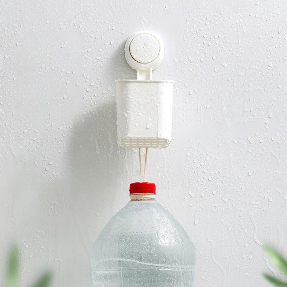 2pcs Removable Razor Holder Wall-mounted Toothpaste Holder Suction Cup Toothbrush Holder  Dormitory