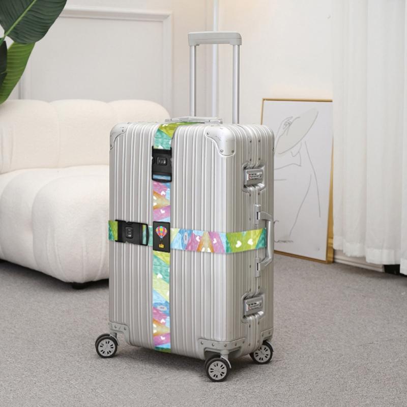 Adjustable Tie Down Packing Straps for Luggage with Password Lock Keep Your Belongings Secure and Organized