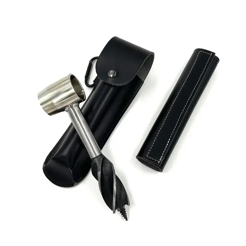 Schneckenbohrer Schraubenschlüssel Outdoor Überleben Handbohrer Überlebensausrüstung Werkzeug Sport Dschungel Handwerk Camping Bushcraft Zubehör
