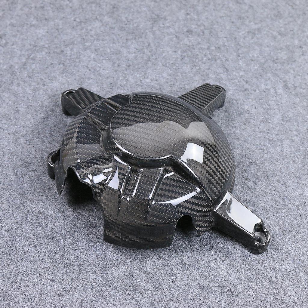 Yamaha R3 Carbon Fiber Engine Cover - Modified Protective Motorcycle Accessory 3K Dry Carbon.