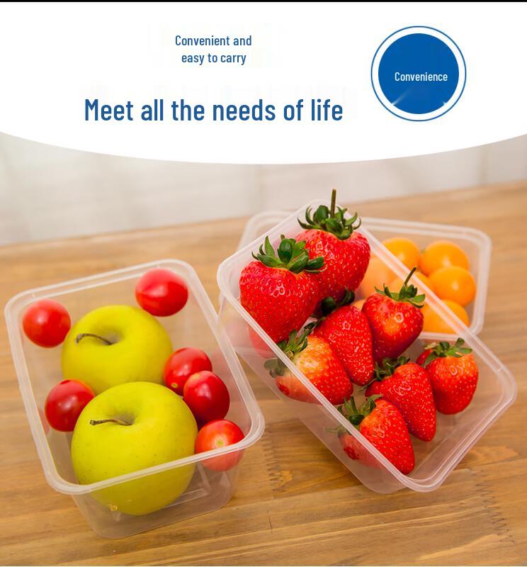 Square Disposable Plastic Food Containers