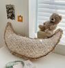 Cotton & Linen Moon Pillow: Baby Soothing, Washable, Pregnancy Support