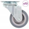 Vidaxl 72 Swivel Castors, 50 Mm