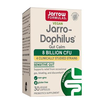 Vegan Jarro-Dophilus Gut Calm 8 Billion CFU, 30 Veggie Capsules