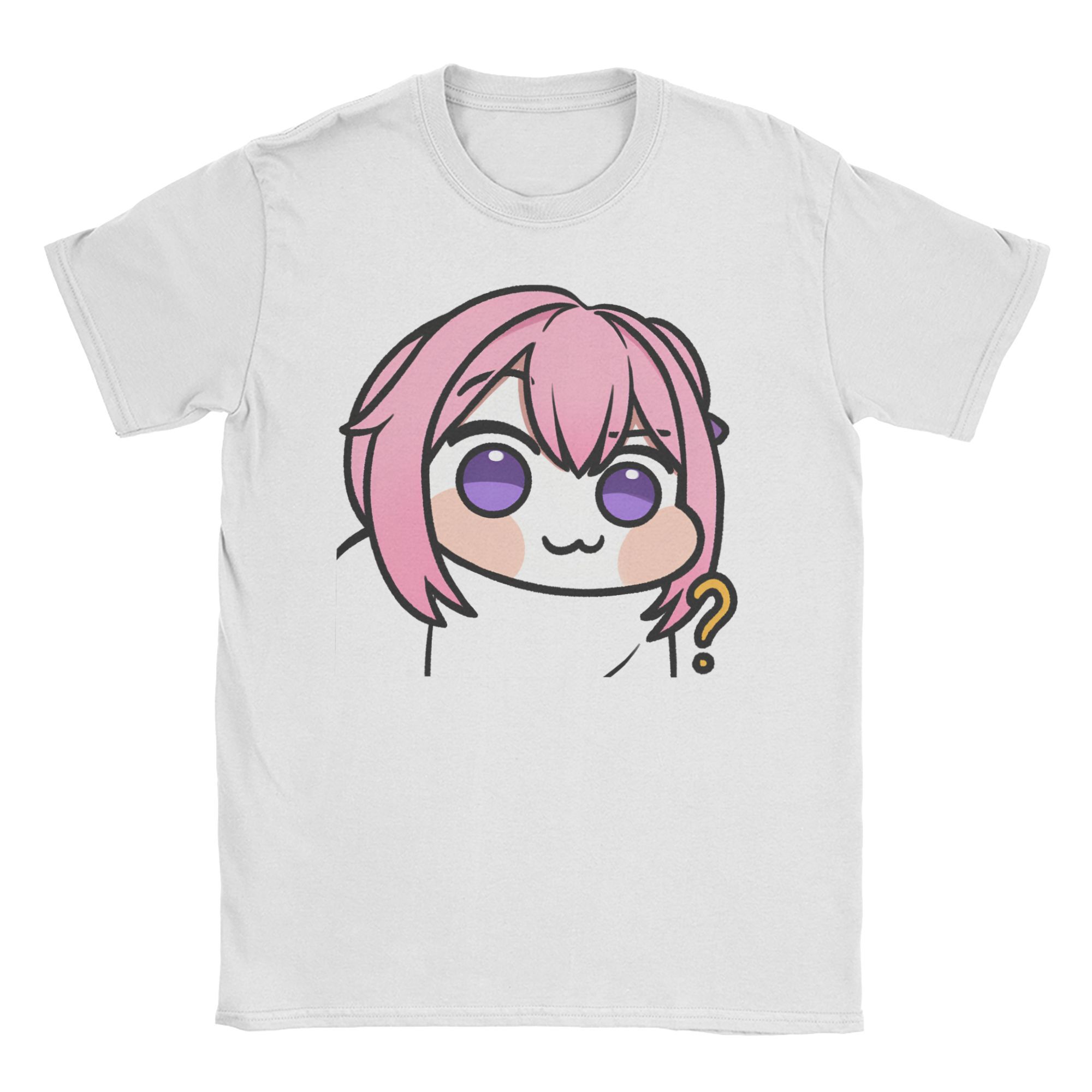 

Doro Meme Nikke Doubt TShirts for Unisex Women Cartoon Game Funny Cotton Tees Crewneck Short Sleeve T Shirt Original Clothing XL