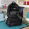 Schoolbag Korean Ins Wind Backpack Female Niche Design Star Large Capacity Junior High School Bag Girl Student Versatile Backpack
