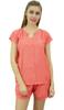 Bimba Womens Black Buttondown Pj 2-Piece Set Shirt & Shorts Night Dress-10