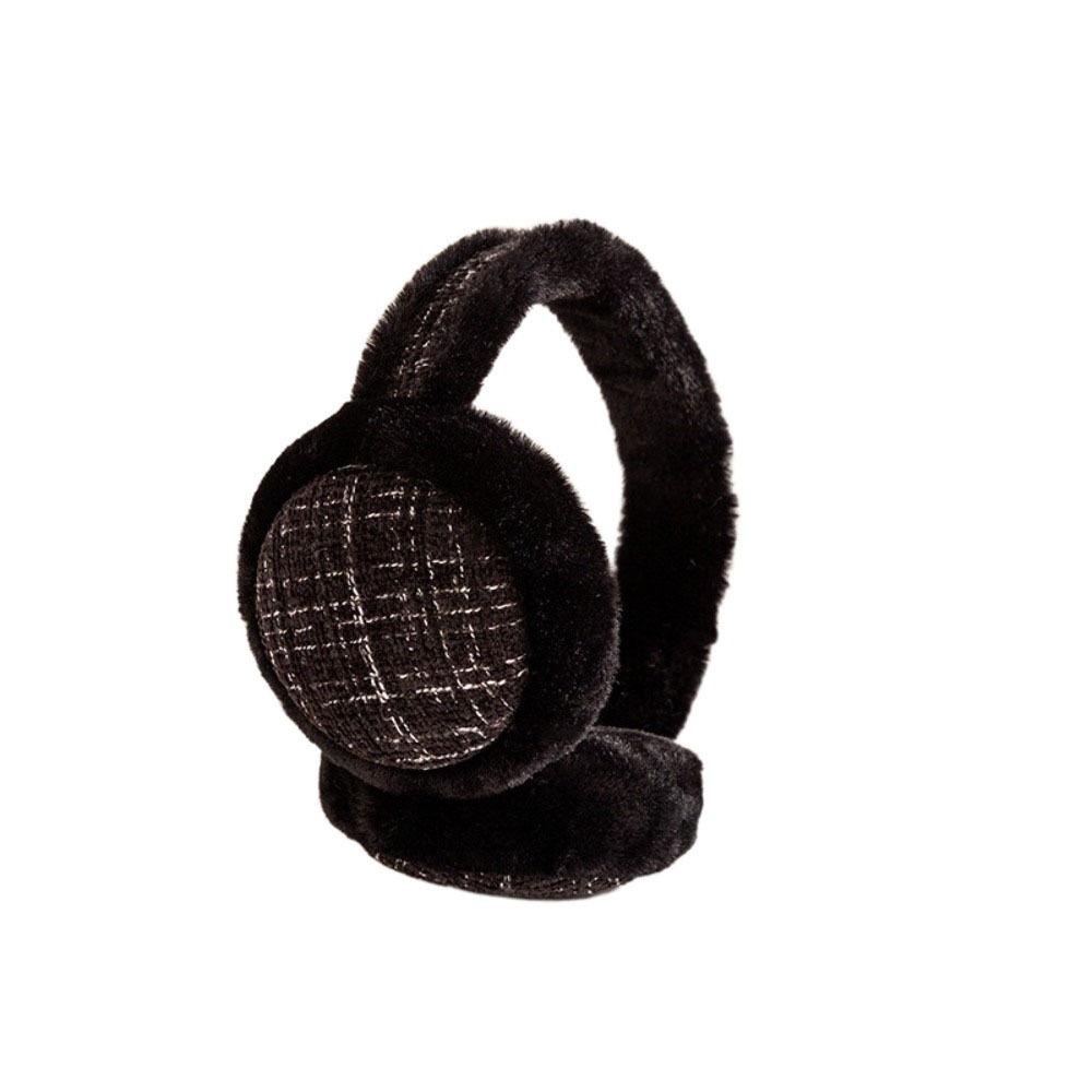 

Ветрозащитные Зимние Теплые Наушники Плюшевые Зимние Утепленные Ушные Клапаны Флисовые Складные Защитные Накладки на Уши Холодная Погода чёрный