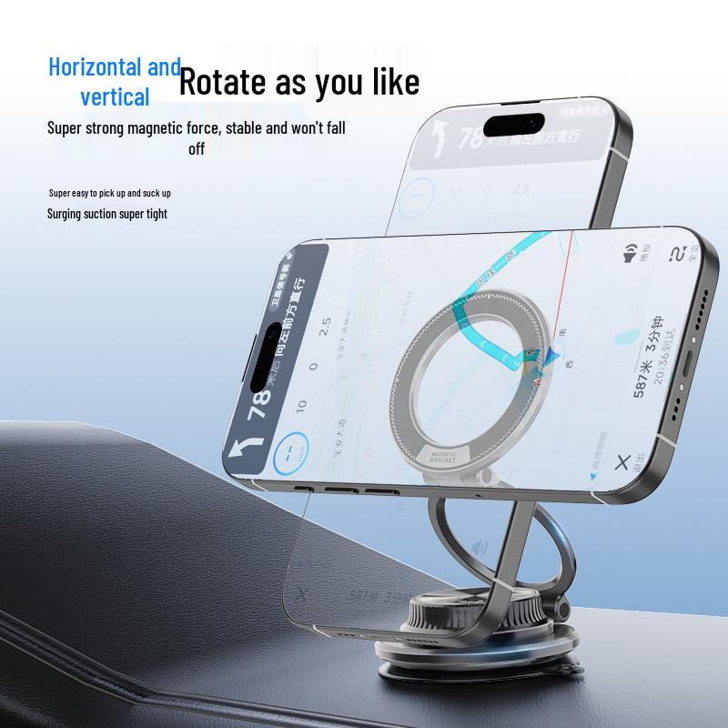 15W Magnetic Wireless Car Charger & Phone Holder