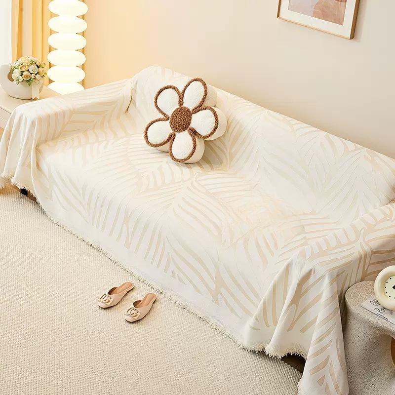 

Французская подушка для дивана из синели, универсальная нескользящая пылезащитная подушка на четыре сезона, простой чехол для дивана, тканевое одеяло 180*90