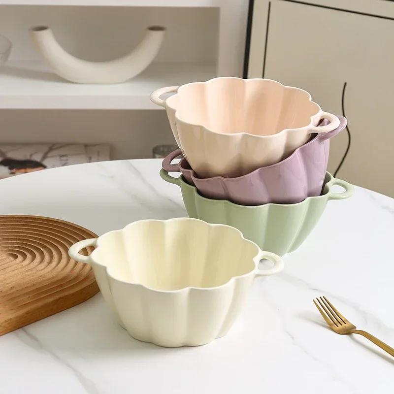 Kitchen Supplies Ceramic Tableware Ramen Bowl Home Utensils for Hospitality Ceramic Dishes to Eat Bowls for Food Noodle Rice Bar