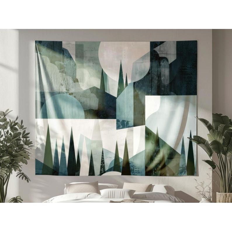 Nordic style tapestry 75x100 чёрный