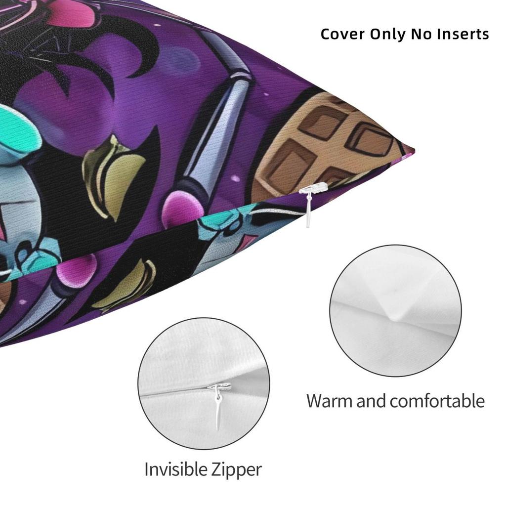 Pillow Cover Invaders Zims Retrro Cartoon Printed Cushion Cover Morden Pillow Case For Sofa Home Decorative Pillowcases
