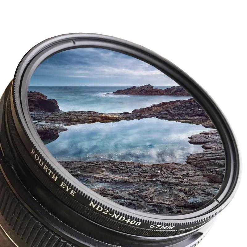 Variable ND Filter ND2-ND400 (1-9 Stops) Adjustable Neutral Density Filter for Camera Lens 37-77mm 82mm 86mm 37mm