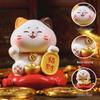 Blessings Beckoning Cat Blind Box: Wealth & Treasure Design Desktop Ornament Gift