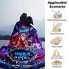 Hazbin Hotel New Season Poster Flannel Blanket Super Soft Warm Cozy Blanket for Sofa Bed Office Travel All‑Season Home Decor Gift
