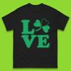 Shamrock Love Mens T-Shirt Womens Tops Tees